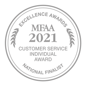 MFAA Excellence Awards 2021 — Customer Service Individual Award — National Finalist