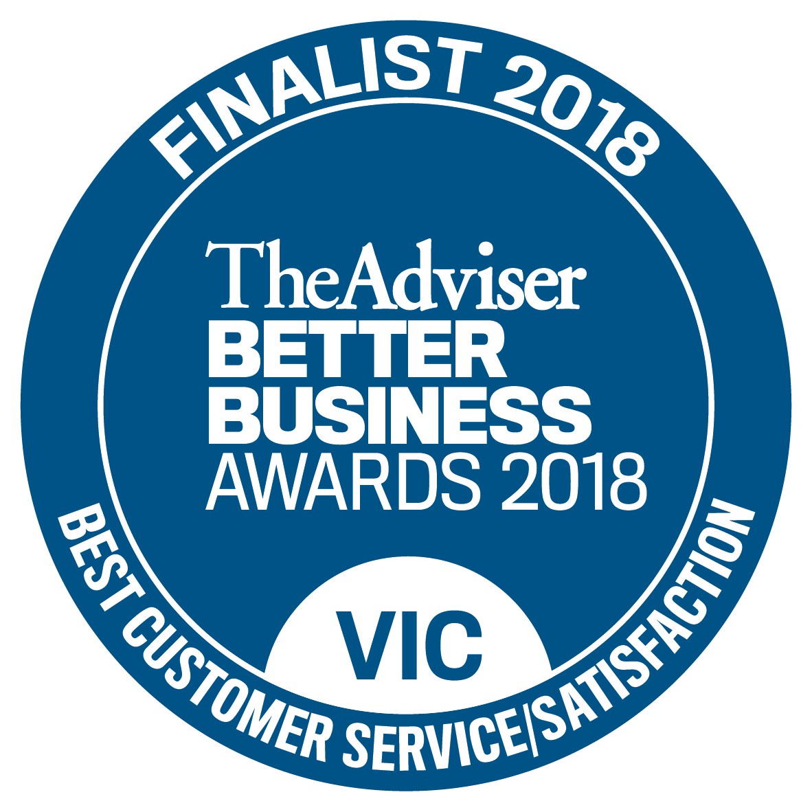 The Adviser Better Business Awards 2018 — VIC — Best Customer Service (Satisfaction) — Finalist