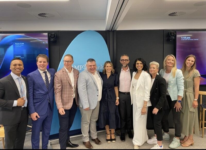 Mortgage industry participants at a MANtalk event